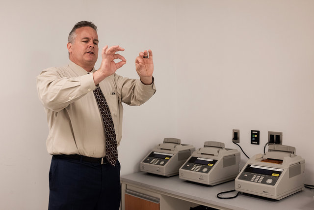 Mark Desire, the assistant director of forensic biology at the Office of Chief Medical Examiner in New York.