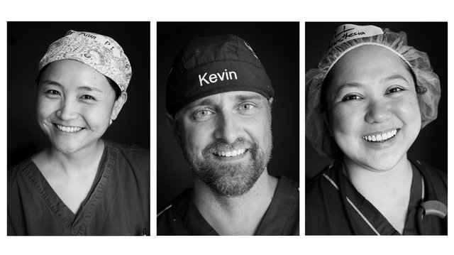 Zhang, Kevin, Jill, Doctors. Operation Smile Volunteers