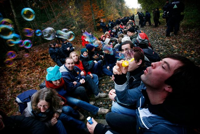 German Nuclear Waste Protest