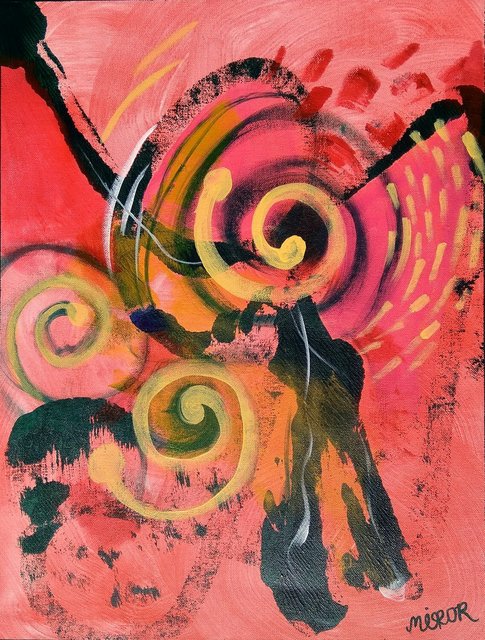 Scarlet Dance (2018) / 10" x 14" / SGD 350