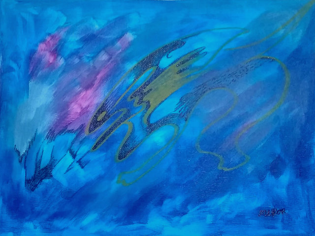 Dive (2018) / 8" x 10" / SGD 150