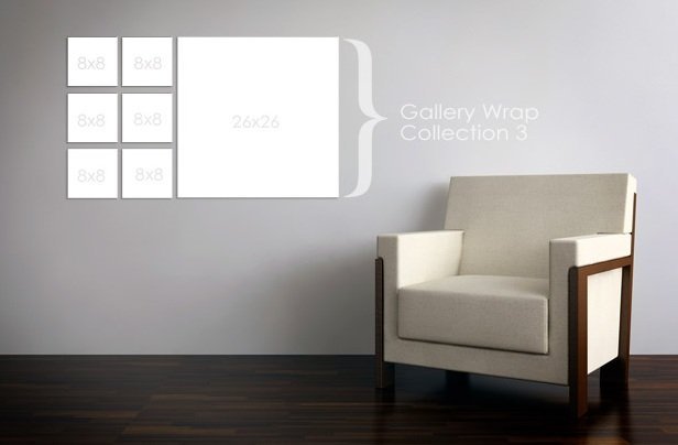 Gallery wrap collection 3