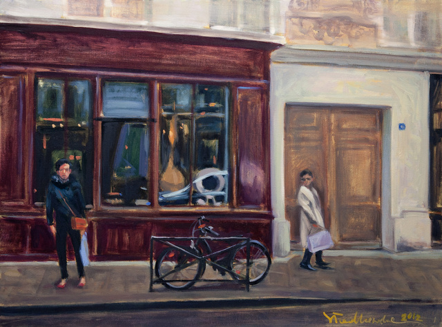 Street, 73x54 olej płótno 2012