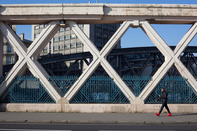 Red shoes, North East Paris