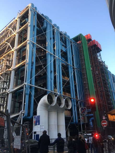 Beaubourg, Paris 4è - Centre Pompidou - mars 2020
