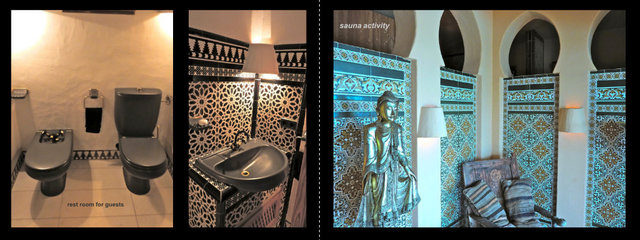 handmade tiles part of Arab historical,