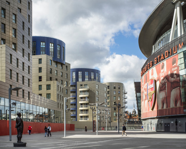 Housing at Arsenal Football Ground. CZWG Architects