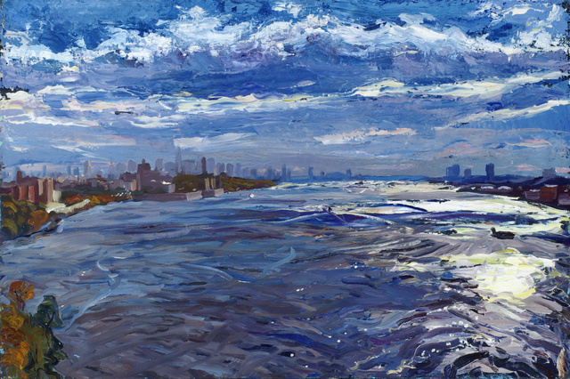 From George Washington Bridge, 24 x 36"