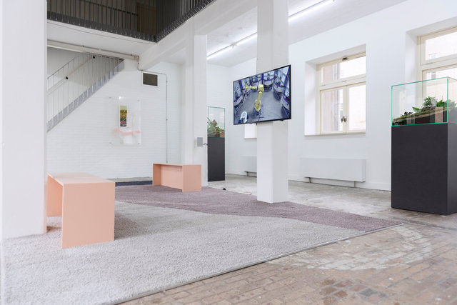 Christopher Kulendran Thomas i.c.w. Annika Kuhlmann, ROME, 2017, installation view A Tale of a Tub. Photo: Fabian Landewee