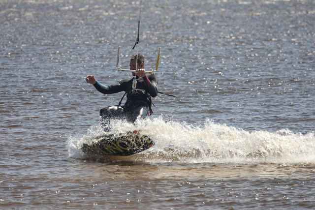 Kite surfing