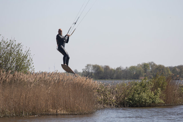 Kite surfing