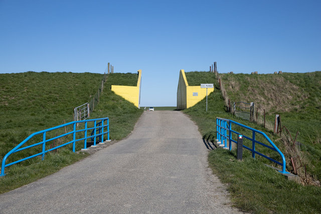 Polder dike