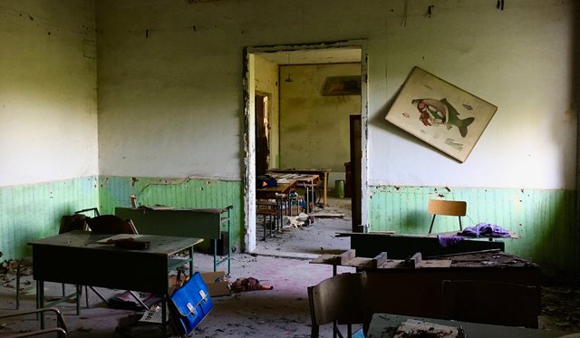 Dressed set - Abandoned Chernobyl school