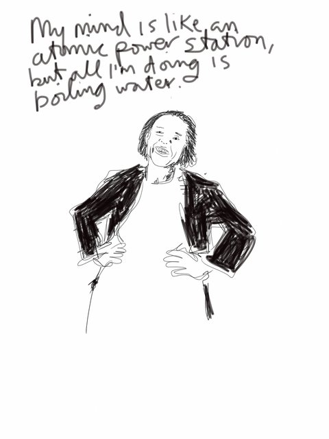 Atomic power station boiling water