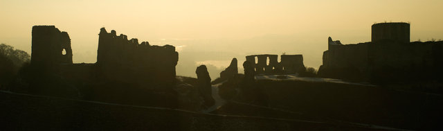 Les ruines du Château Gaillard, Les Andelys, 2009