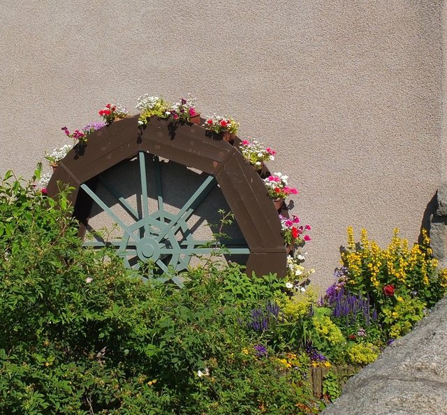 Waterwheel Flower Garden by Alison Gracie