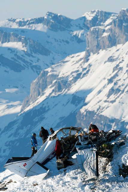 Accident d'avion - Val d'Anniviers - 2011