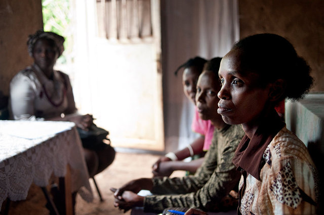 Meeting of a small group of Sevota women