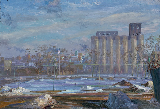 Port Authority Grain Silos, 30 x 42"