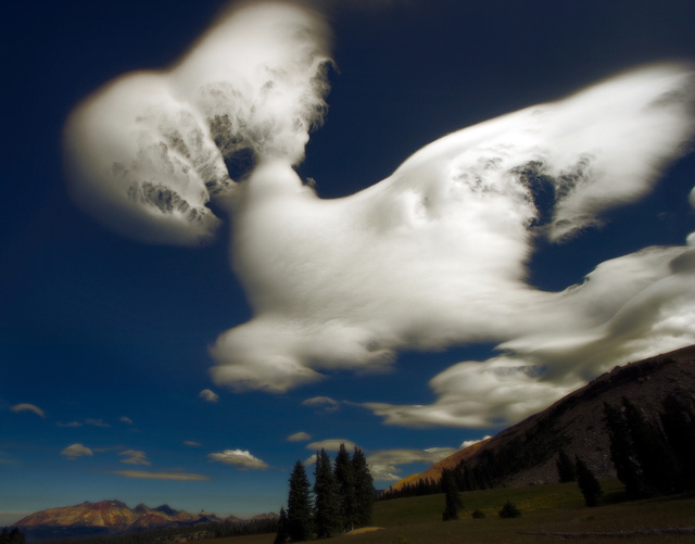 Cloud Over Mount Wilson