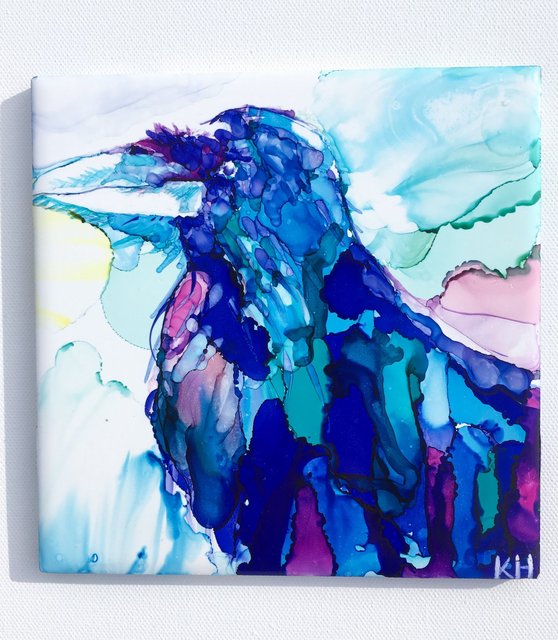 2019 Alcohol Ink on tile