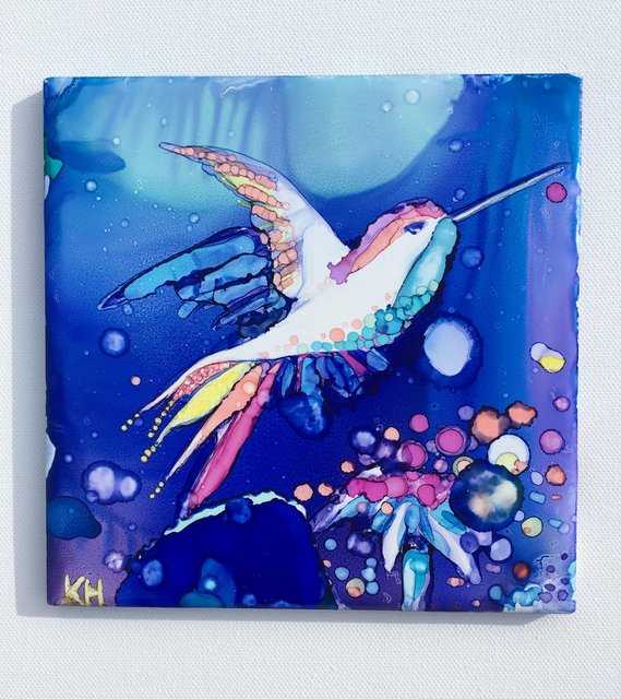 2019 Alcohol Ink on tile