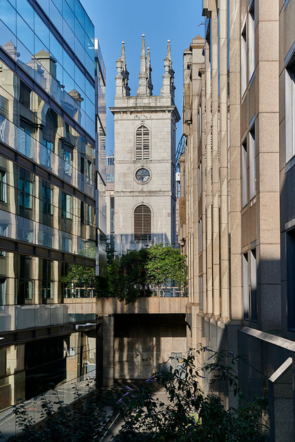 remaining tower of St Mary Somerset