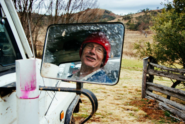 Time for a wash; signs of bush bashing the 4WD
