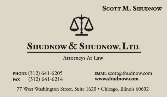 Shudnow & Shudnow, LLC business card