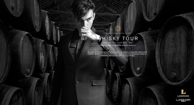 Landmark Whisky Tour campaign 