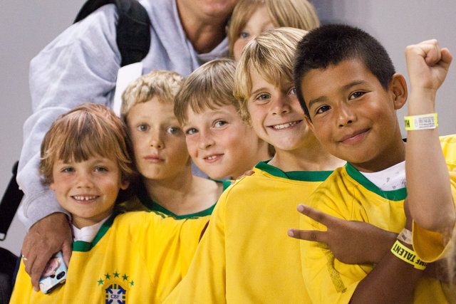 Brazil Stars vs FC Encino All Stars<br>6/16/2012 U8B Halftime Game<br>at Chivas vs Real Salt Lake