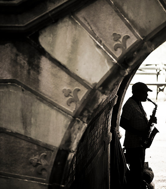 Musician at Central Park, NYC