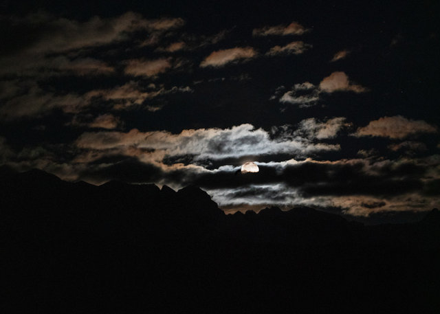 Full Moon San Juan Mountains