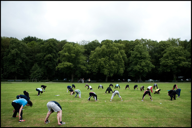 bootcamp in het Amsterdamse Bos