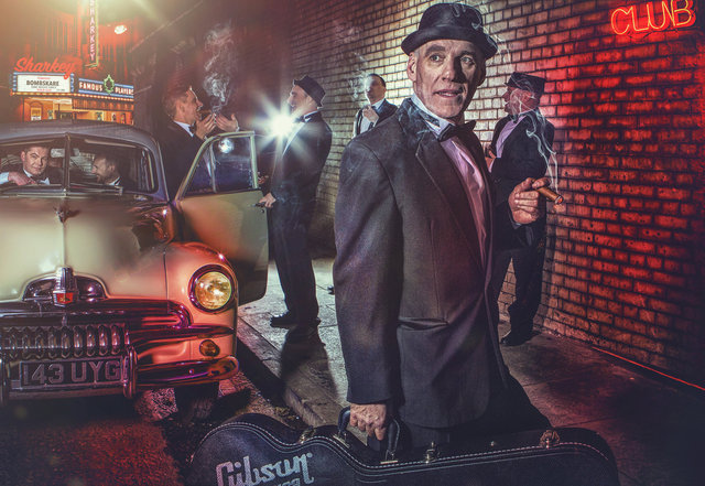  Lee Howell Photography - The Gentlemen's club -Promo work for Bombskare - BBC4 Best part time band winners.