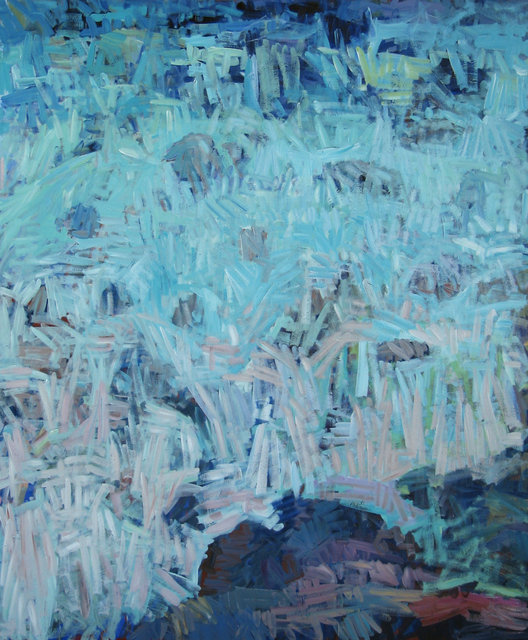 Nearing an Eddy, 2015, Acrylic on Canvas, 72 x 60 in.