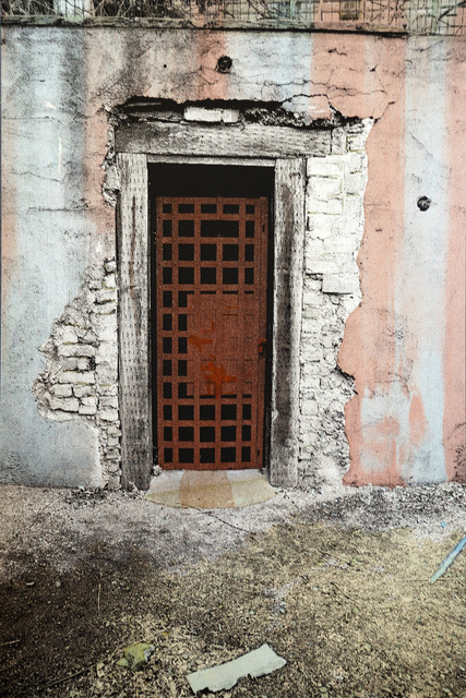 Vault Door: exposed ruins. Jerome, AZ
