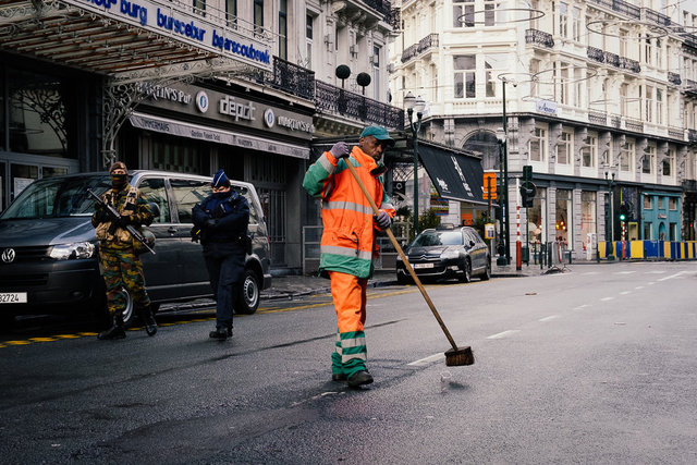 Brussels, threat level IV.