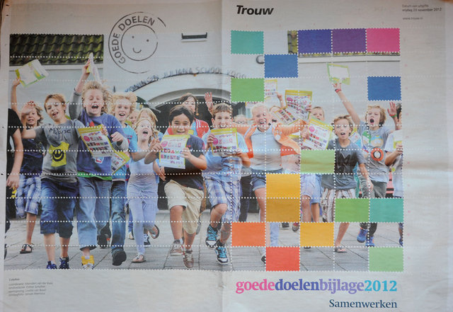 Stichting Kinderpostzegels bijlage Trouw 20 nov. 2012