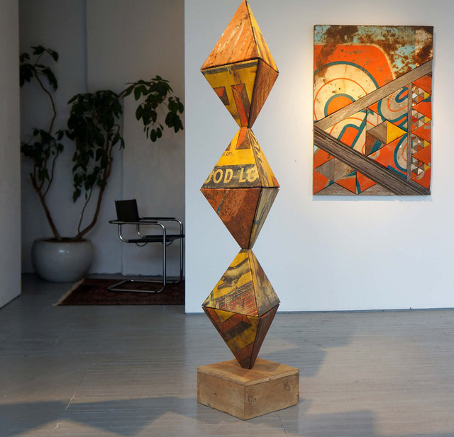 "Tetra Totem" (5.5' x 14")