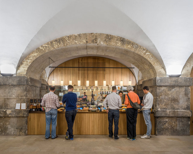 Crypt of Christchurch Spitalfields. Nicholas Hawksmoor and Dow Jones Architects