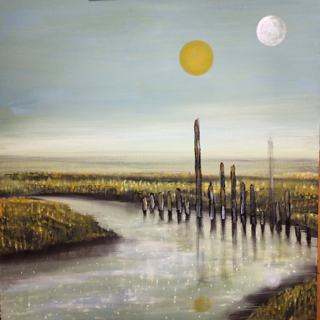 as above so below, 20"x20" sold