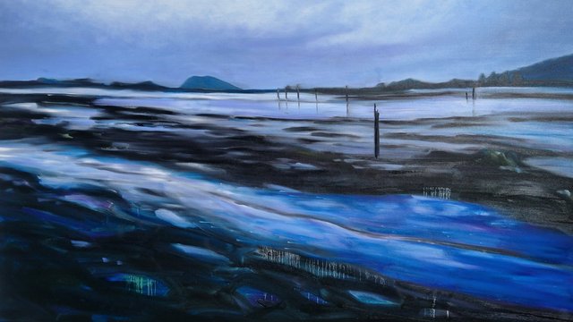 "samish wetland" 3'x5' 2021