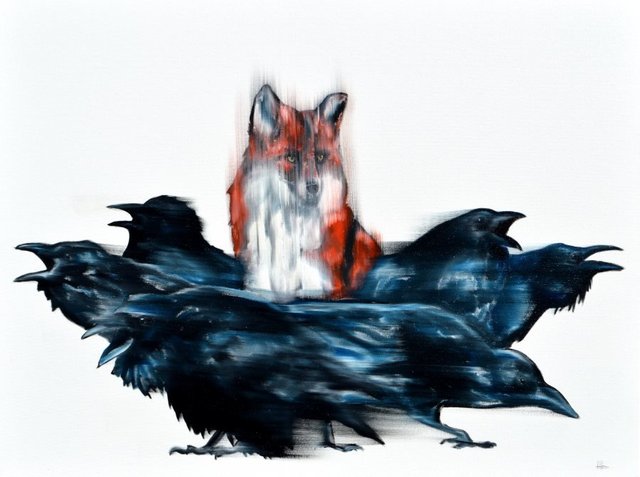 far ranger of vale and dale (crown of ravens)30"x40"-sold