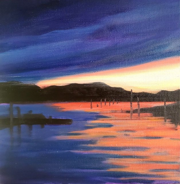 samish twilight 2, 10"x10" 2023