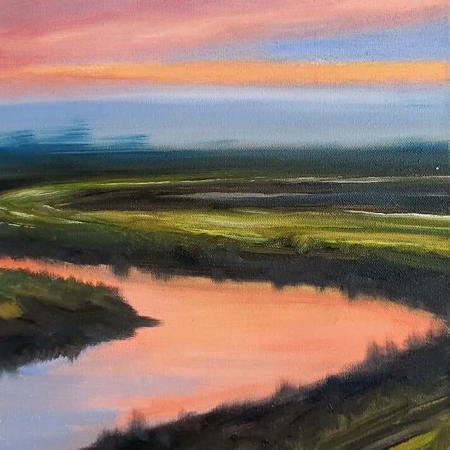 samish twilight 3, 10"x10", 2023