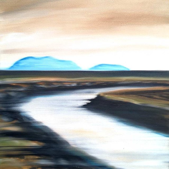 looking ever west, 20"x20"