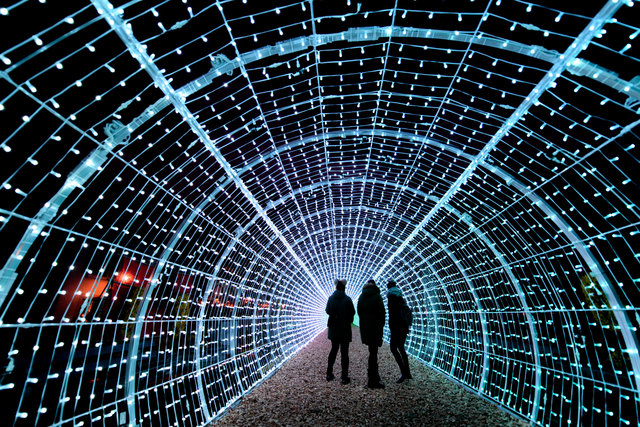 Light tunnel - Vevey - 2017