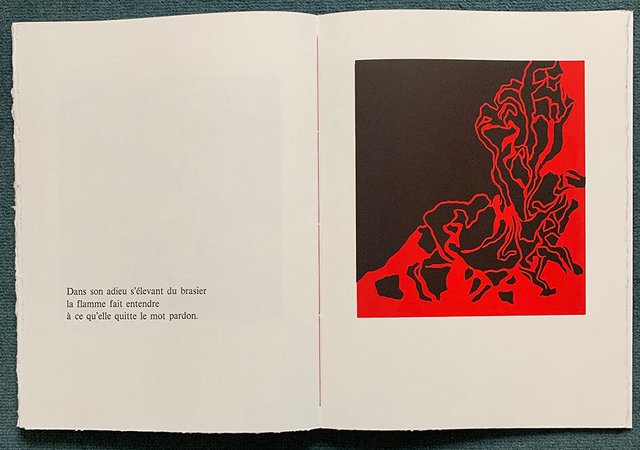 encre d'aube, 2020 - double page