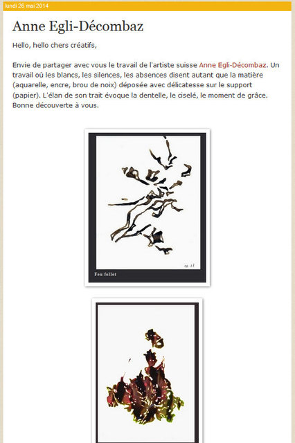 Blog Isabelle Lecomte 26.5.2014